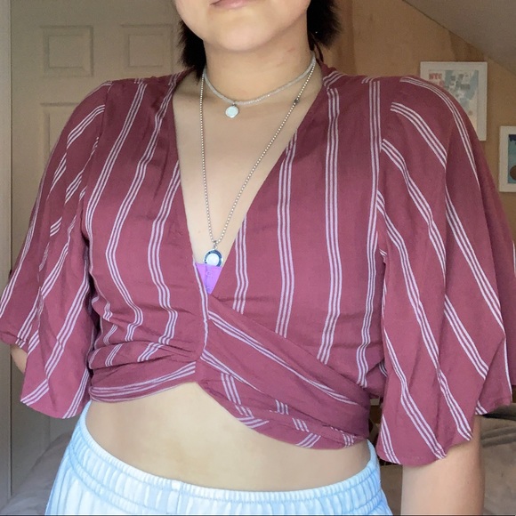 Tie front top - Picture 2 of 2